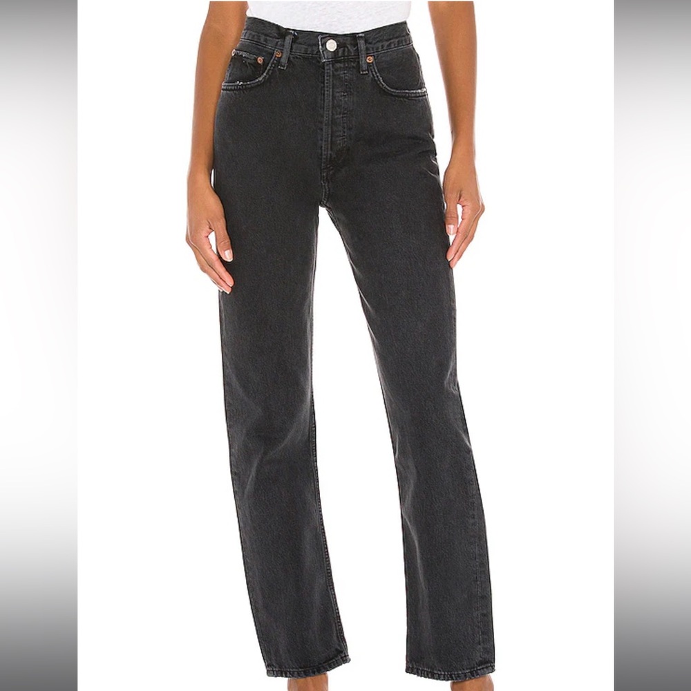 Agolde 90s pinch waist Jean in black